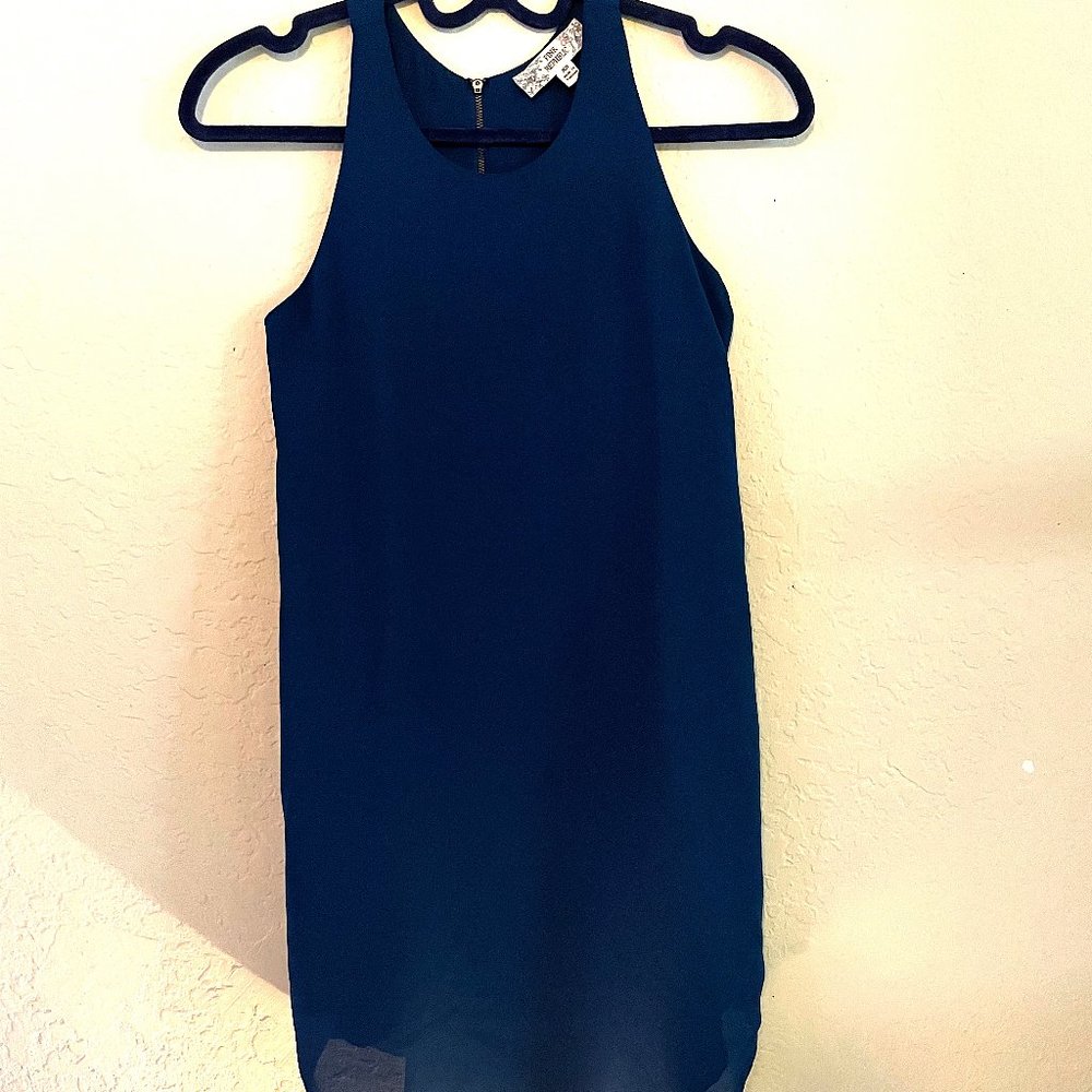Pink Republic Blue Sleeveless Mini Dress (XS)